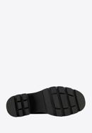 Leather platform court shoes, black, 97-D-504-1B-41, Photo 6