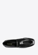 Leather heeled penny loafers, black, 97-D-301-1-41, Photo 5