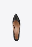 Leather court shoes, black, 94-D-502-1-37, Photo 4