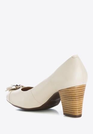 Women's shoes, light beige, 84-D-704-9-36, Photo 1
