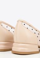 Polka-dot mesh court shoes, beige, 94-D-503-9-36, Photo 8