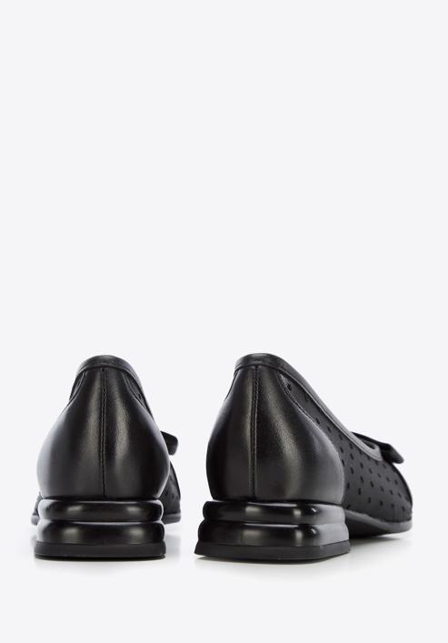 Polka dot mesh court shoes, black, 96-D-516-1-36, Photo 5