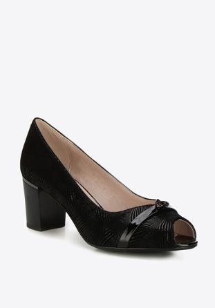Women's court shoes, black, 88-D-965-1-36, Photo 1