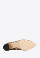 Animal print suede court shoes, black-brown, 96-D-500-1-41, Photo 6