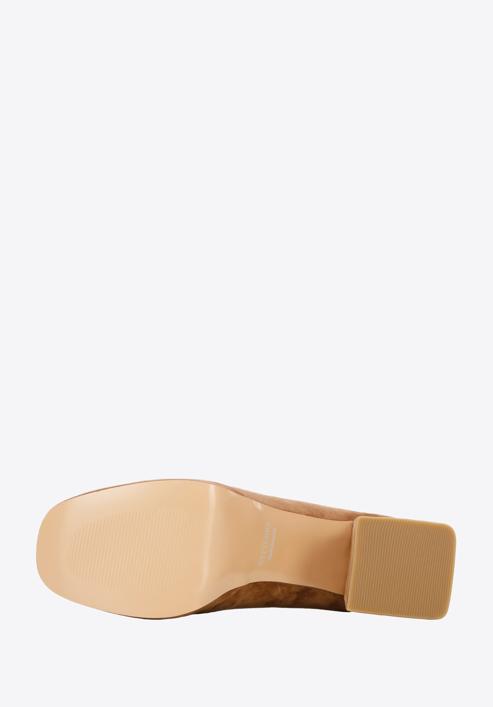 Suede platform shoes, brown, 96-D-509-P-40, Photo 6