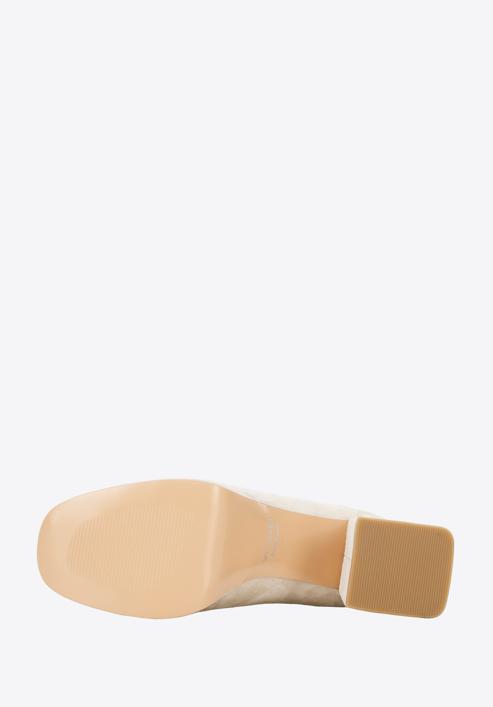 Suede platform shoes, light beige, 96-D-509-Z-37, Photo 6