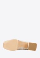 Suede platform shoes, light beige, 96-D-509-5-39, Photo 6