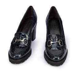 Shoes, navy blue, 95-D-100-4-39_5, Photo 1