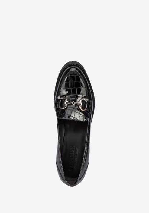 Patent leather court shoes, black, 95-D-100-1L-39_5, Photo 5