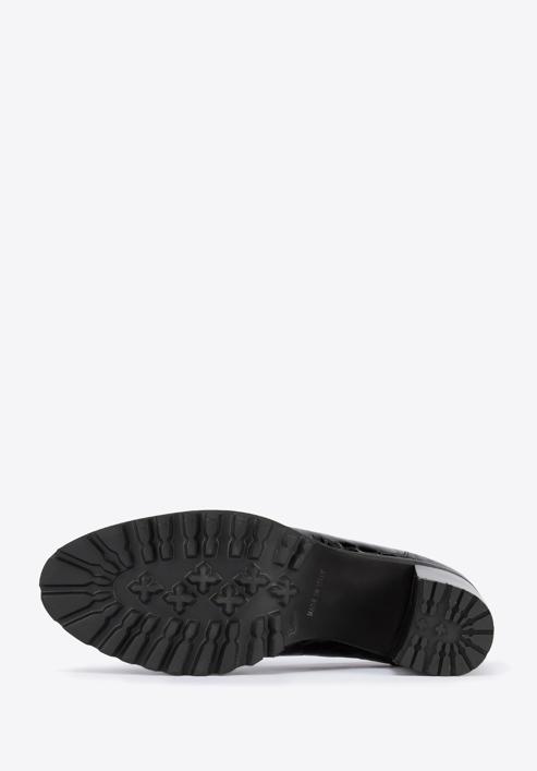 Patent leather court shoes, black, 95-D-100-4-38, Photo 6