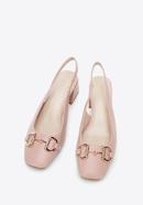 Sling back court shoes, muted pink, 96-D-503-P-35, Photo 3