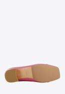 Leather block heel court shoes, pink, 96-D-510-P-35, Photo 6