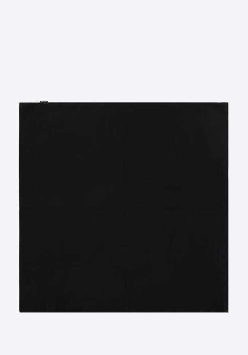 Damska apaszka jedwabna, czarny, 98-7D-S01-6, Zdjęcie 1