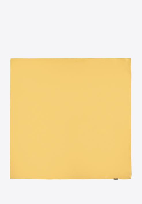 Damska apaszka jedwabna, złoty, 98-7D-S01-F, Zdjęcie 1