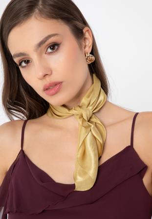 Women's silk shawl, gold, 98-7D-S01-G, Photo 1