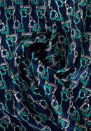 Damska apaszka jedwabna wzorzysta, granatowo-niebieski, 98-7D-S01-X3, Zdjęcie 3