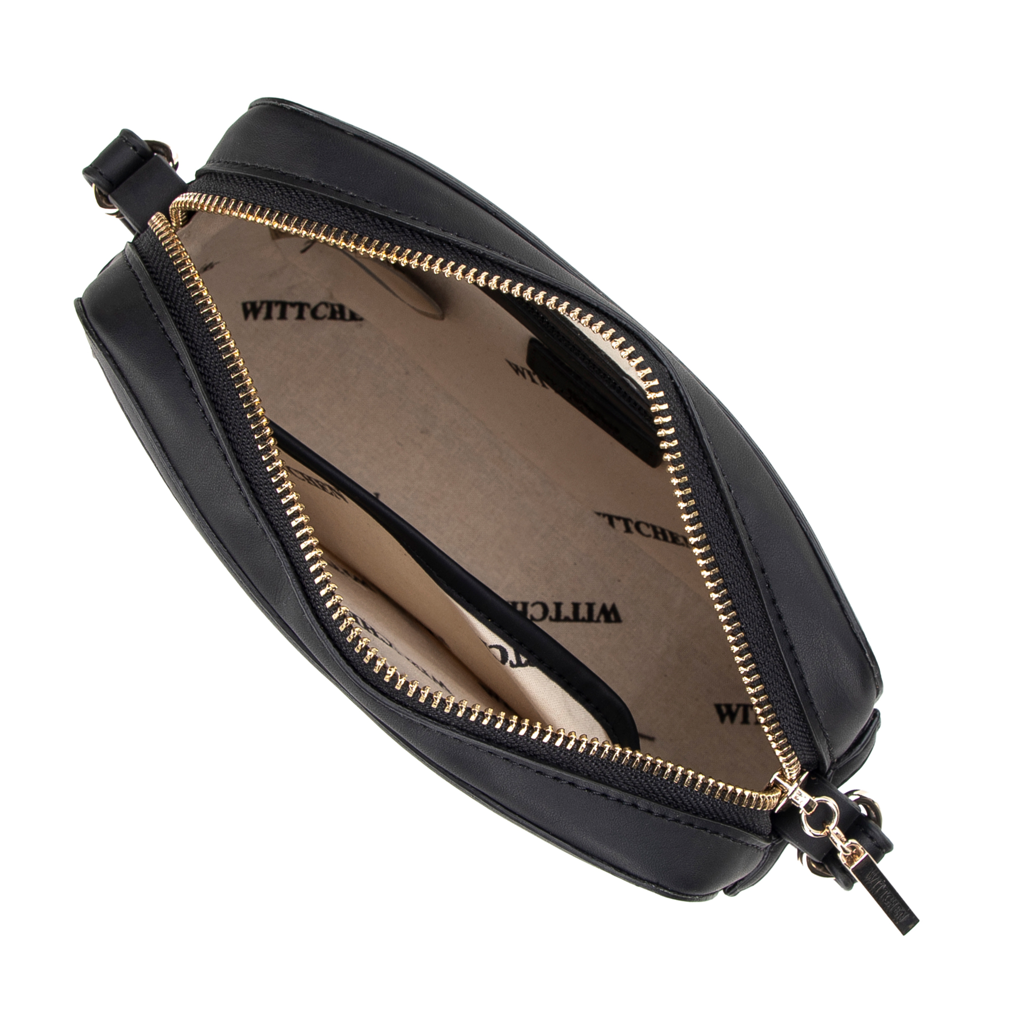 Ružová dámska crossbody kabelka Wittchen z imitácie kože s moderným vzhľadom, Vyberte variant bielo - ružová