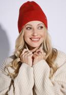 Classic winter hat, brick red, 95-HF-021-9, Photo 15