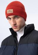 Winter hat, brick red, 97-HF-013-2, Photo 15