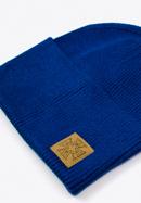 Damska czapka klasyczna, ciemnoniebieski, 97-HF-002-9, Zdjęcie 2