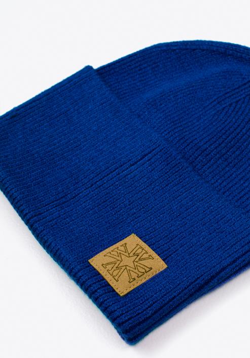 Women's classic winter hat, dark blue, 97-HF-002-08, Photo 2