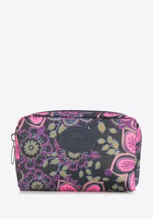 Women's small cosmetic bag, black-violet, 95-3-101-X14, Photo 1