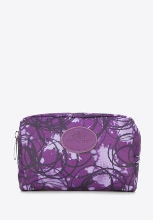 Women's small cosmetic bag, violet-grey, 95-3-101-X3, Photo 1
