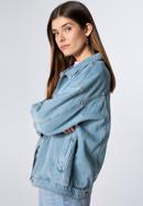 Women's oversize denim jacket, blue, 98-9X-900-0-L/XL, Photo 2
