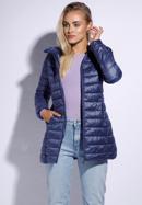 Women's quilted jacket, navy blue, 95-9N-100-1-XL, Photo 2