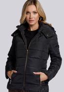 Women's quilted jacket, black, 93-9N-103-Z-M, Photo 2