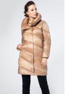 Women's down jacket, gold, 95-9D-402-3-S, Photo 2