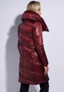 Women's down jacket, burgundy, 95-9D-402-1-M, Photo 4