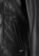 Women's leather jacket, black, 99-09-400-1-XL, Photo 4