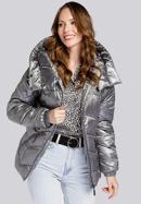 Chevron padded jacket, silver, 93-9D-403-8-M, Photo 2