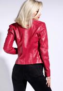Women's leather jacket, pink, 96-09-800-N-L, Photo 2
