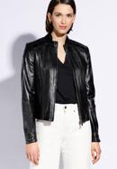 Women's leather jacket, black, 96-09-800-5-XL, Photo 5