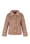 Women's teddy faux fur jacket, brown, 97-9W-002-1-S, Photo 20