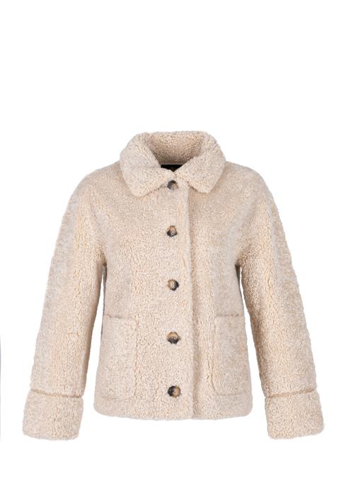 Women's teddy faux fur jacket I WITTCHEN