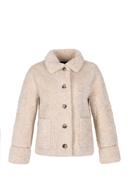Women's teddy faux fur jacket, beige, 97-9W-002-9-XL, Photo 30