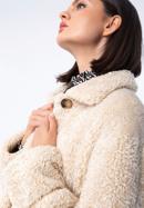 Women's teddy faux fur jacket, beige, 97-9W-002-1-M, Photo 6