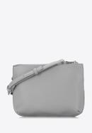 Women's crossbody bag with two compartments, grey, 96-4Y-719-3, Photo 2