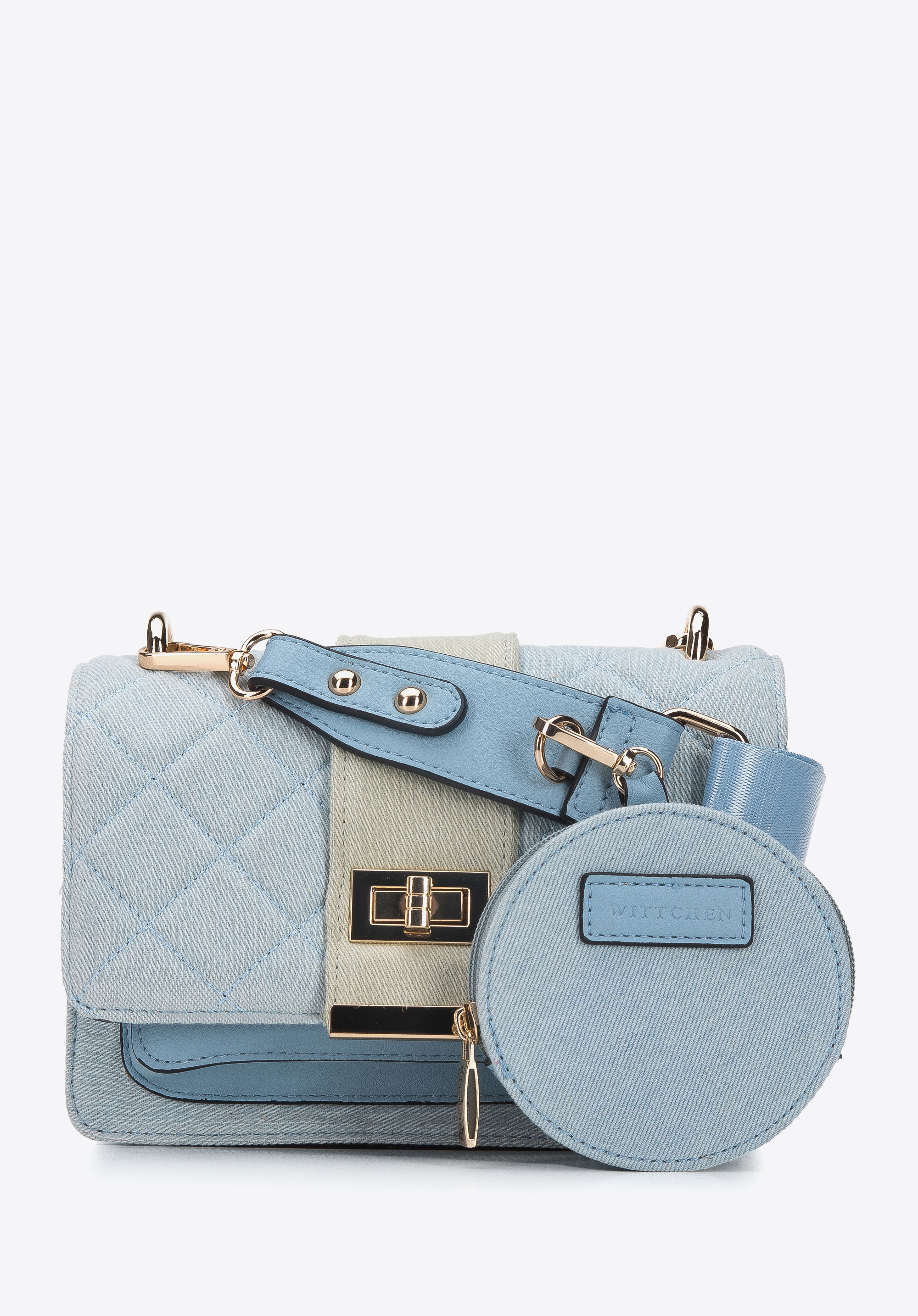 Guess brightside shoulder online bag denim