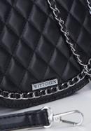 Quilted chain flap bag, black, 93-4Y-216-2, Photo 5