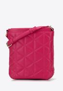 Quilted faux leather crossbody bag, pink, 96-4Y-702-P, Photo 2