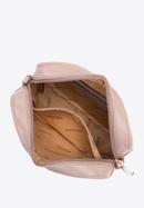 Women's studded crossbody bag, beige, 97-4Y-765-3, Photo 4