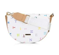 Жіноча сумка через плече saddle bag з літерами 92-4Y-571-0X