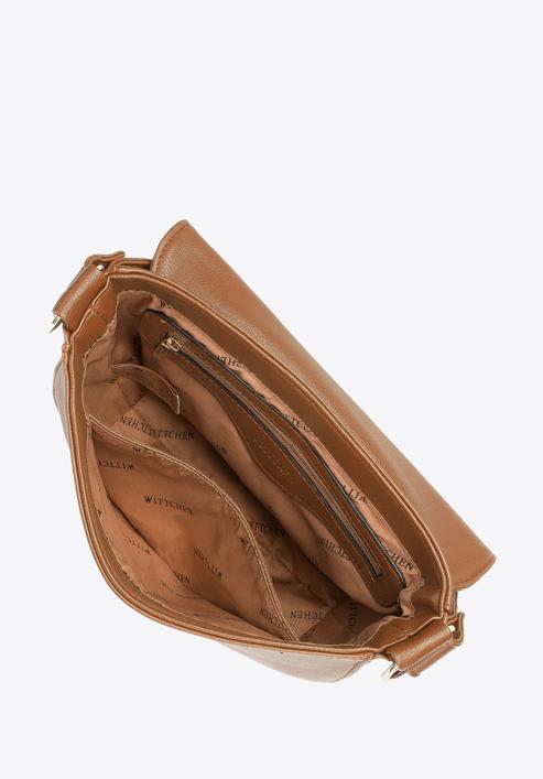 Faux leather saddle bag, cognac, 93-4Y-906-3, Photo 3