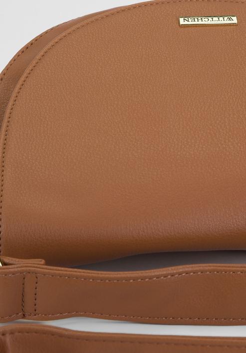 Faux leather saddle bag, cognac, 93-4Y-906-3, Photo 4