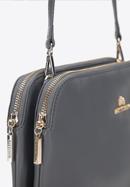 Women's classic leather handbag, grey, 29-4E-010-4, Photo 4