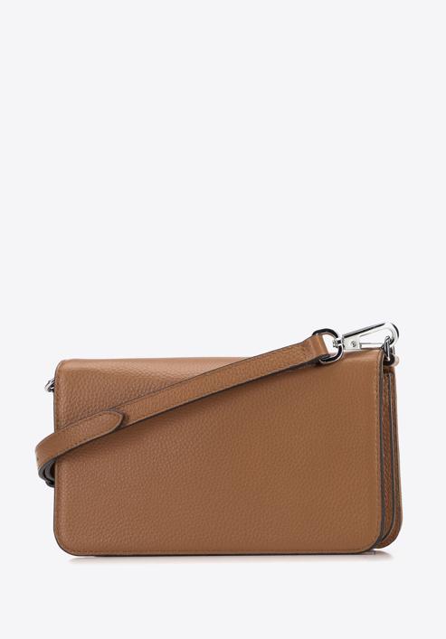 Small leather flap bag, brown, 95-4E-650-7, Photo 2